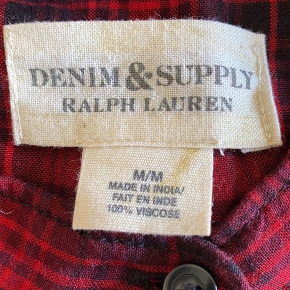 Ralph Lauren Denim and Supply Plaid Flannel Shirt - Picture 8 of 8